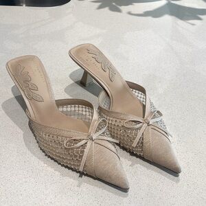 Gianni Bini Mesh Mules